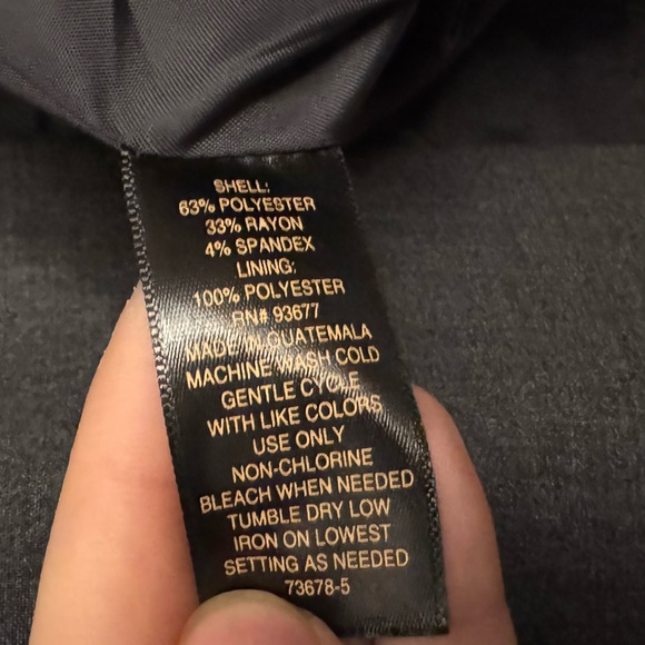 Admiral Gray Worthingtn Women’s Single Button Blazer - Picture 4 of 4